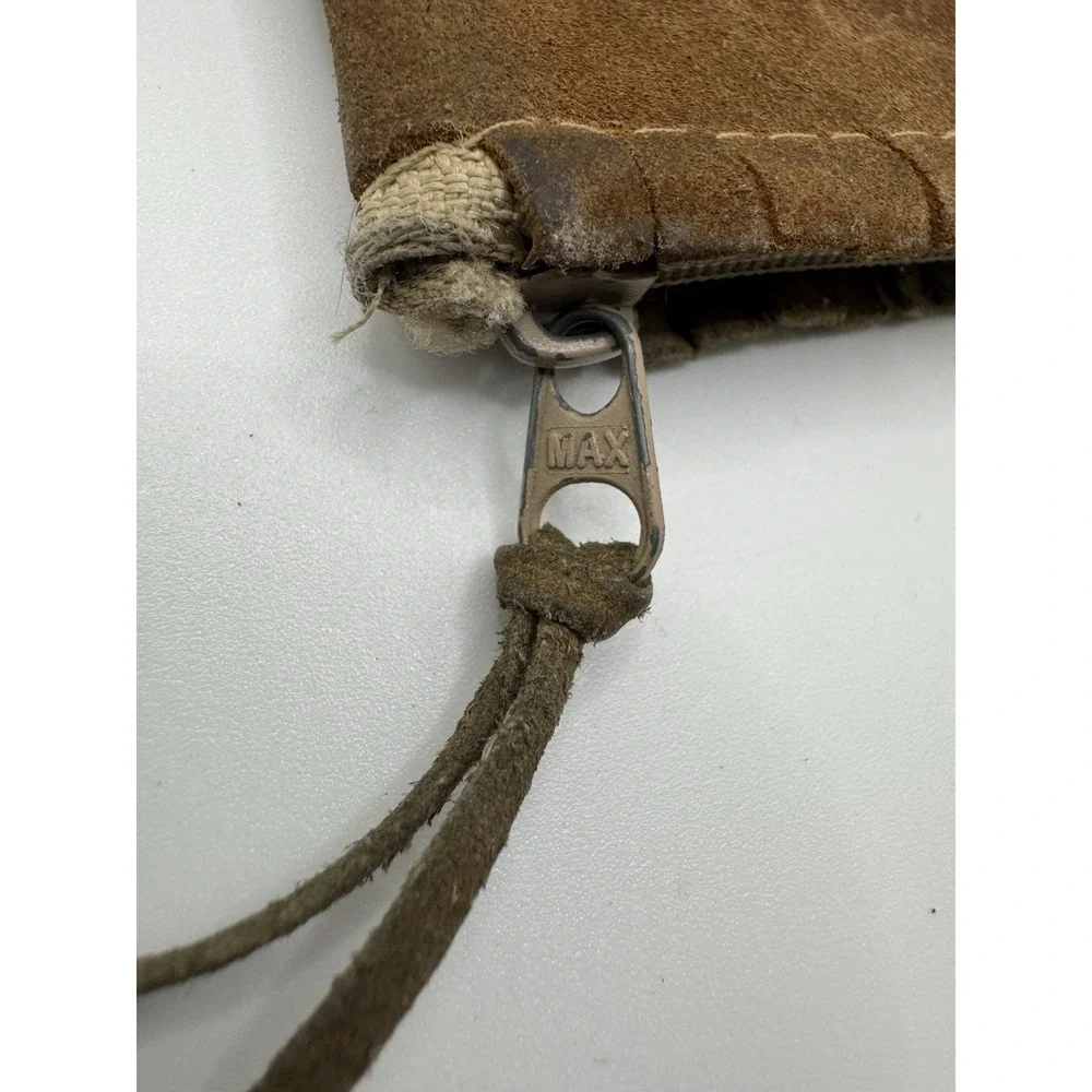 Leather Zipper Coin Purse Lake George NY‎